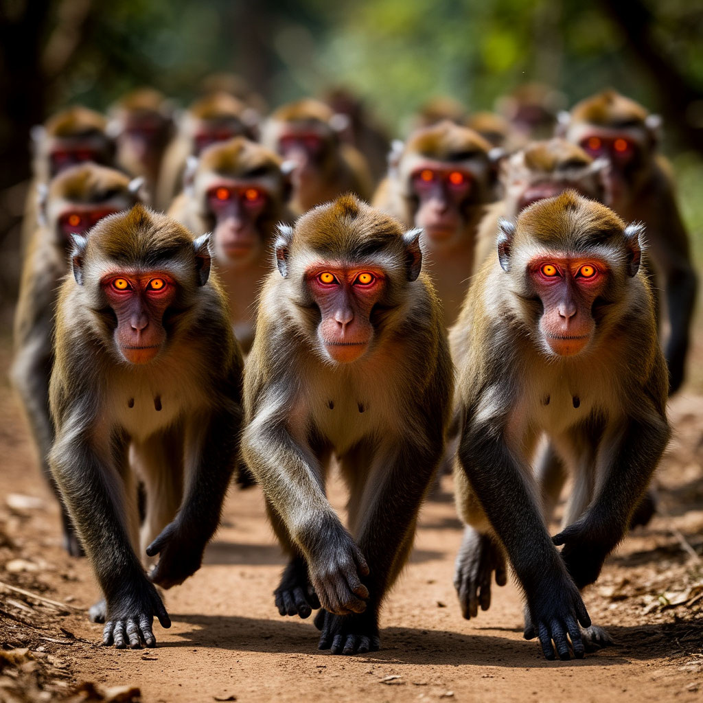 Примерно такая стая была (фото вымышленное)