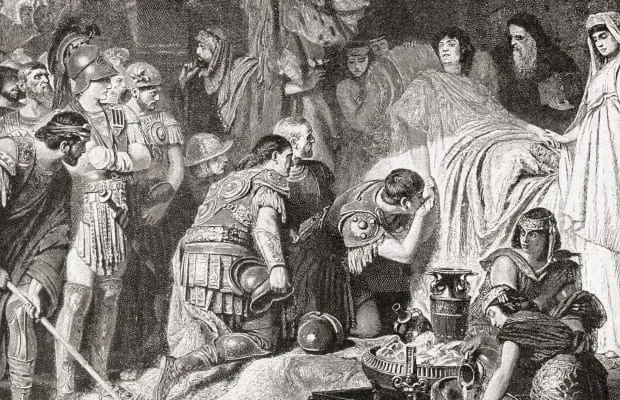 Александр Великий умер после двухнедельной болезни