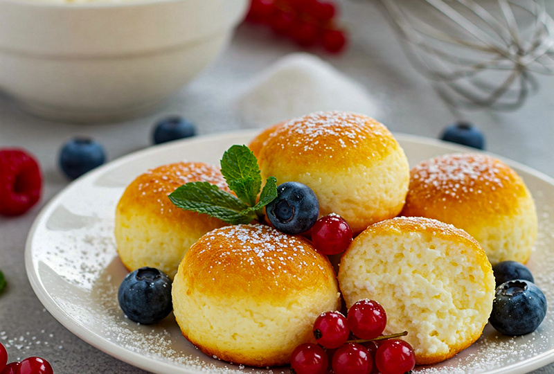 Ароматные творожные шарики за 5 минут!