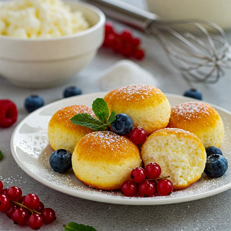 Ароматные творожные шарики