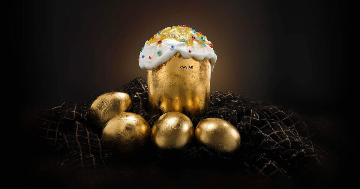   Золотой кулич от Caviar