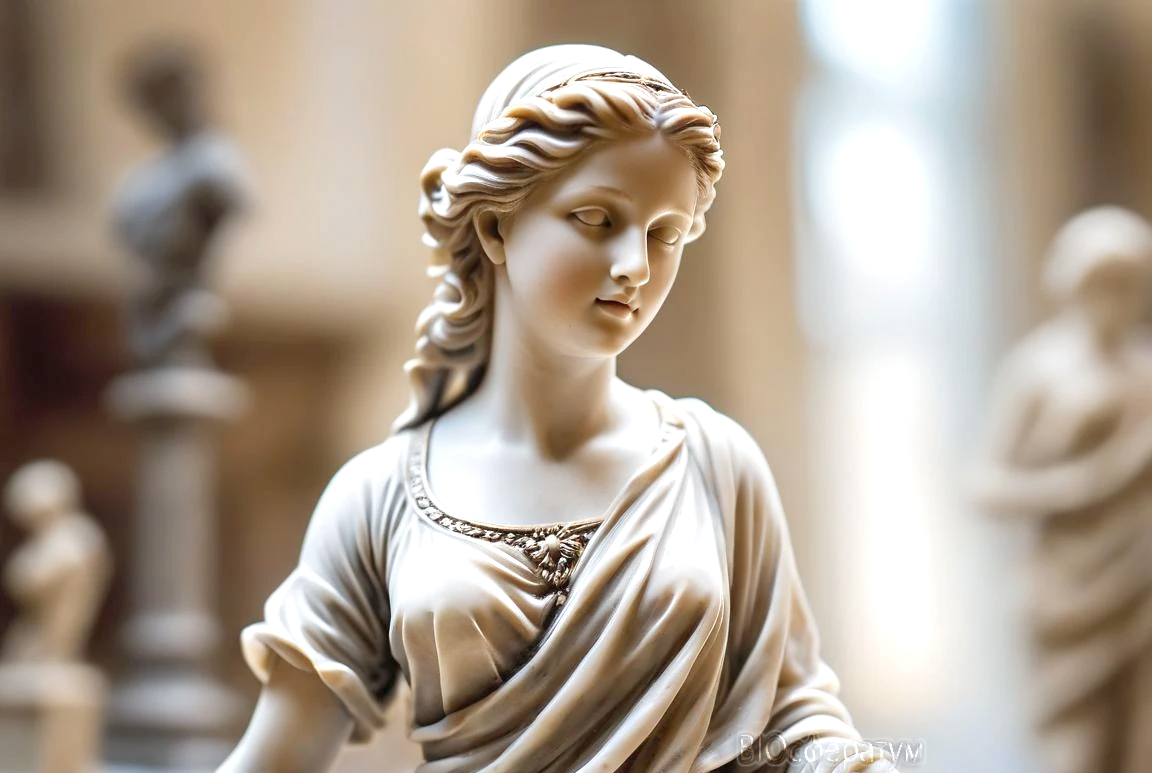 Мастер создал прекрасную статую.