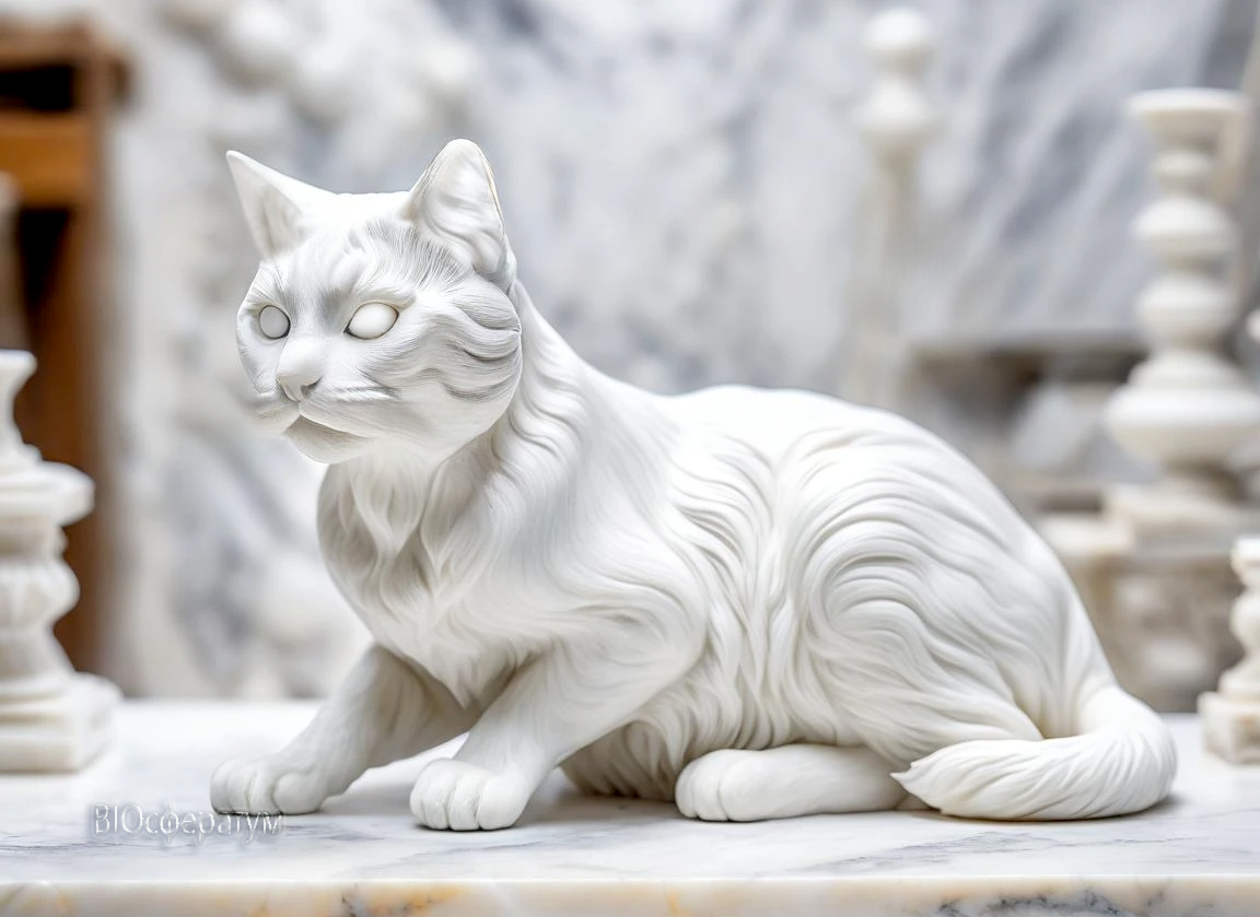 Фигуры из мрамора казались живыми.