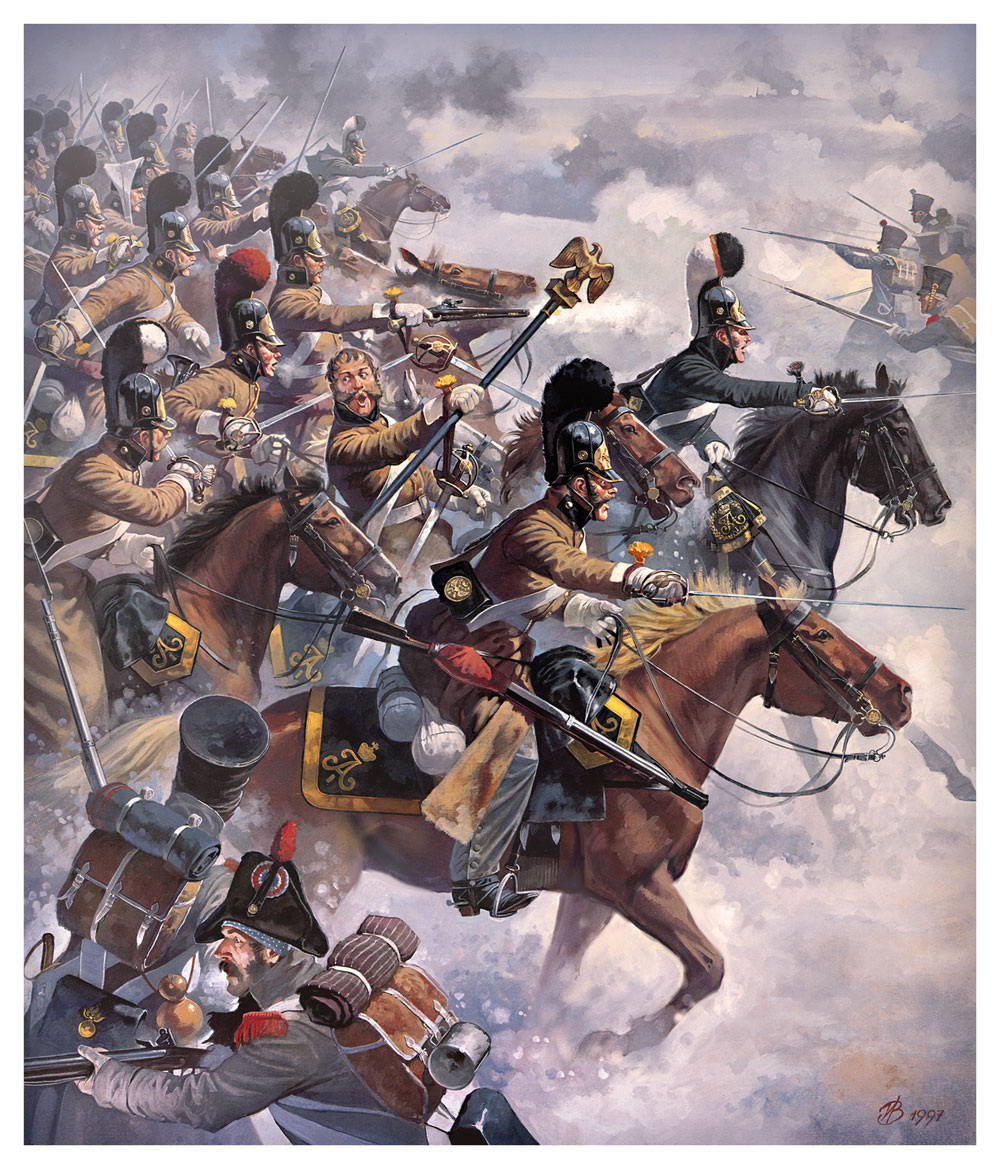 Николай Зубков. 3-й эскадрон кирасирского Военного ордена полка в сражении при Прейсиш-Эйлау.