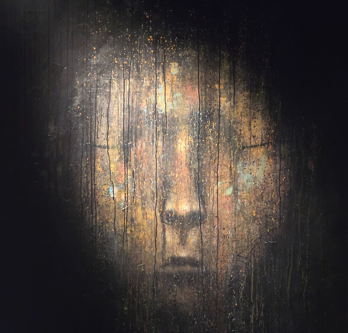 Картина "Из тьмы" Зорикто Доржиева. 2020 г.