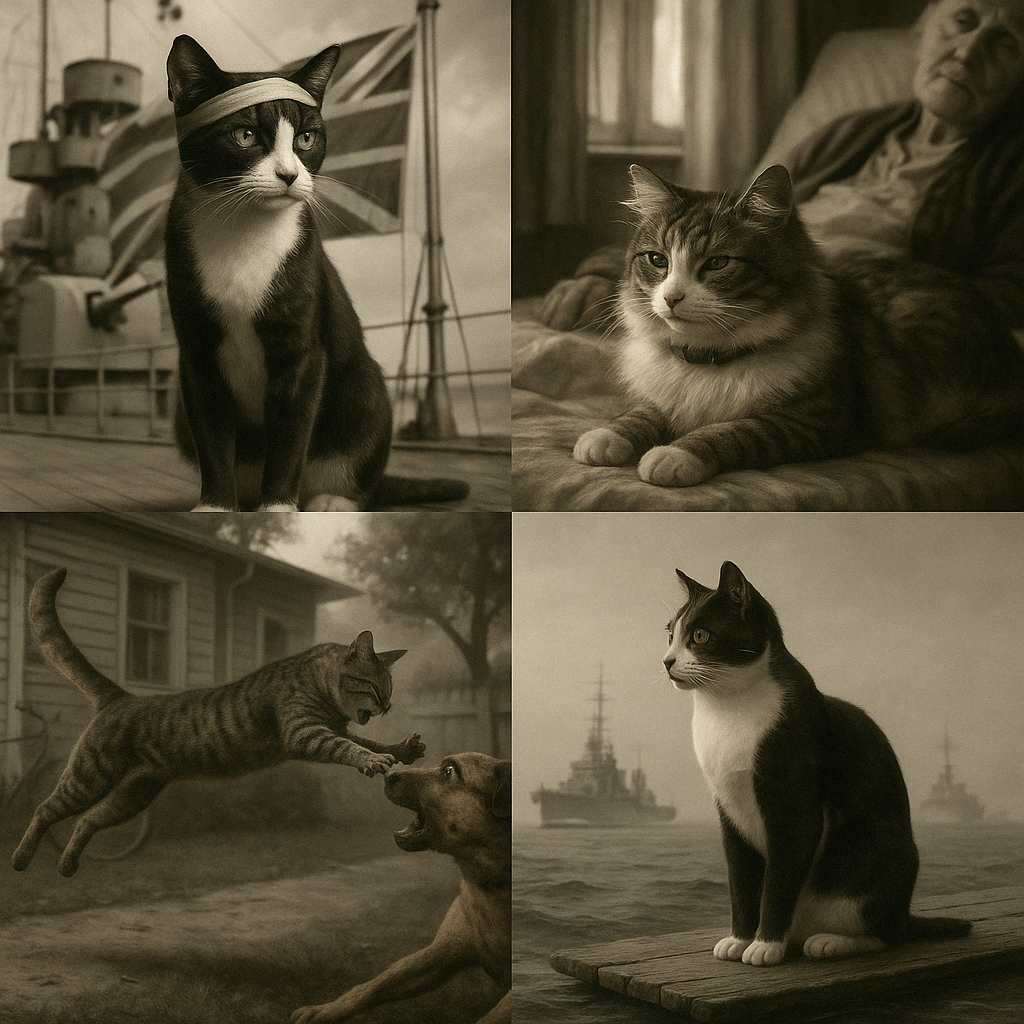 Героические коты: Саймон, Оскар, Тара и Сэм — животные, вошедшие в историю человечества