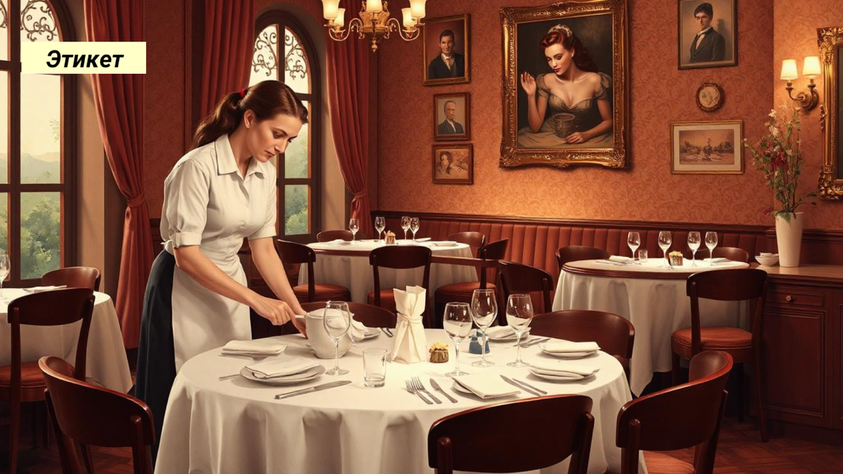 Этикет — это не только правила, но и уважение к труду других.