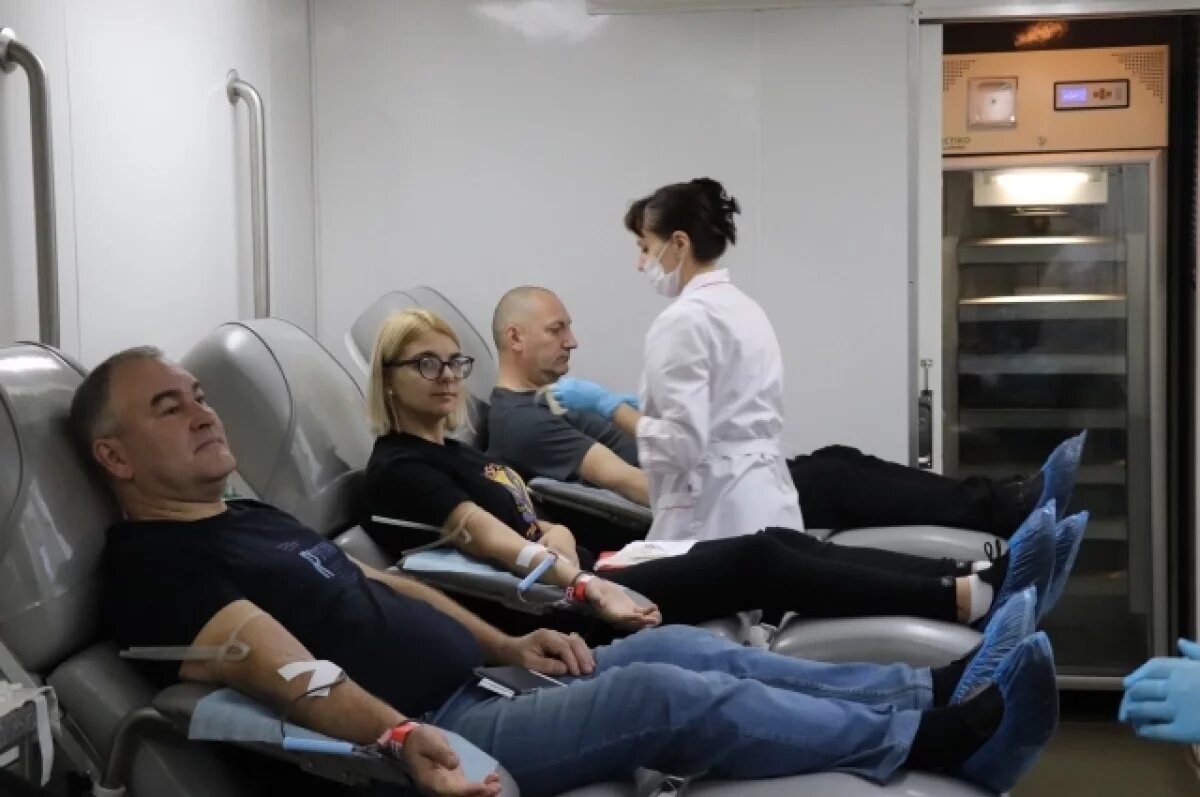    В Тюменской области с начала года кровь сдали 11 тысяч человек