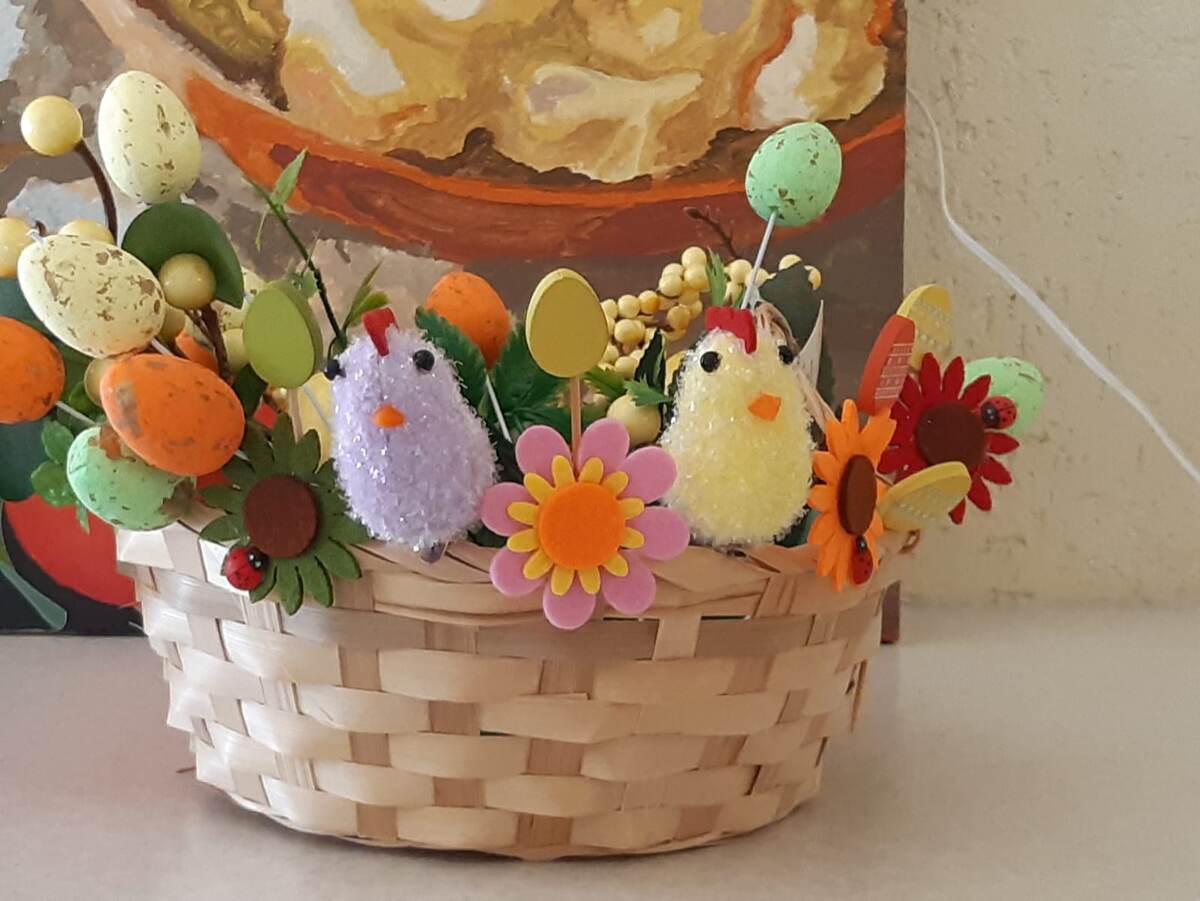 Корзинка пасхальная в магазине