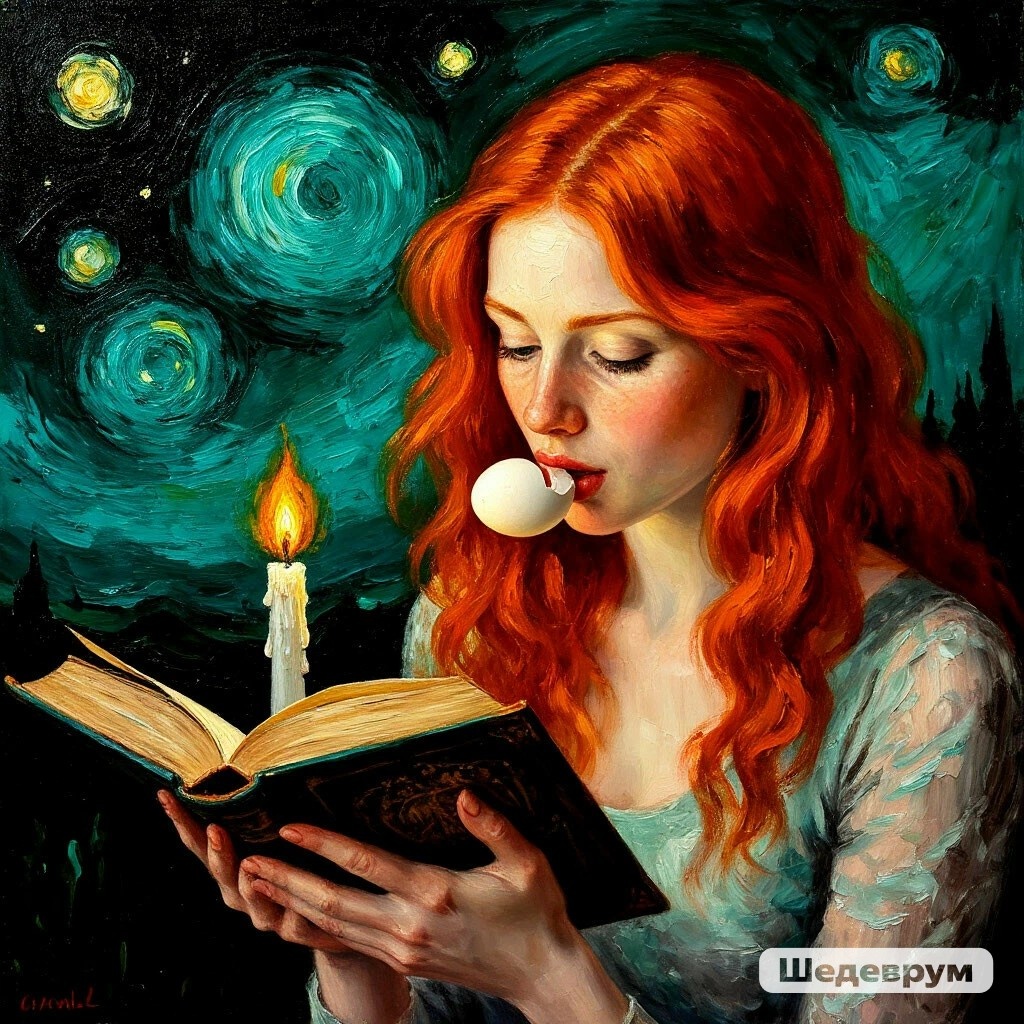 Шедеврум. И писательница. Мои личные картинки