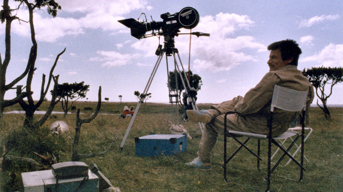 Андрей Арсеньевич Тарковский на съёмочной площадке