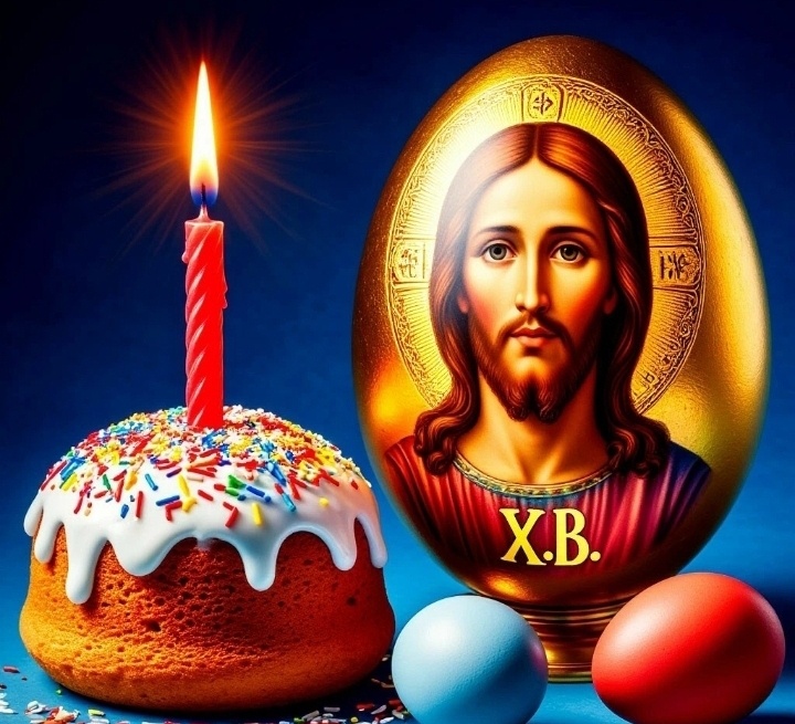 Христос Воскресе! Картинка создана автором с помощью нейросети 