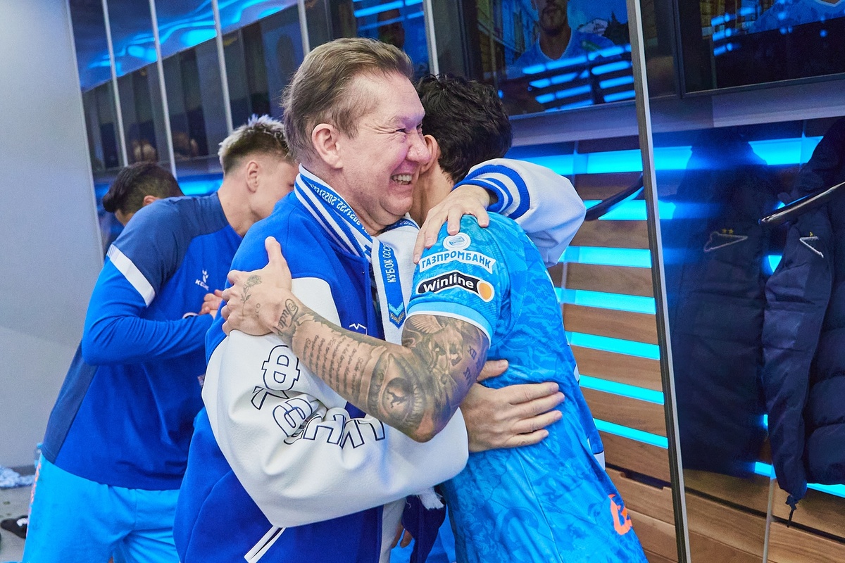 Раздевалка после матча "Зенит"-"Краснодар" 4:1. Фото: Автор: Вячеслав Евдокимов / ФК «Зенит»