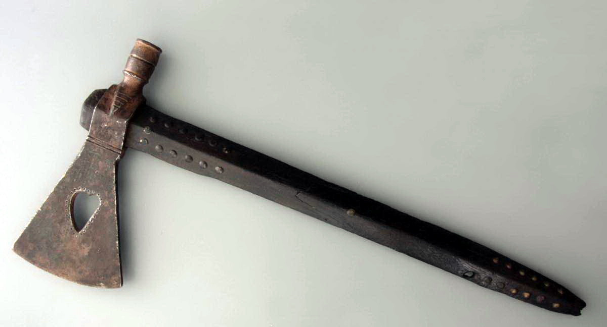 Железный томагавк с чашей для табака, Северная Америка 1770-е г.г.