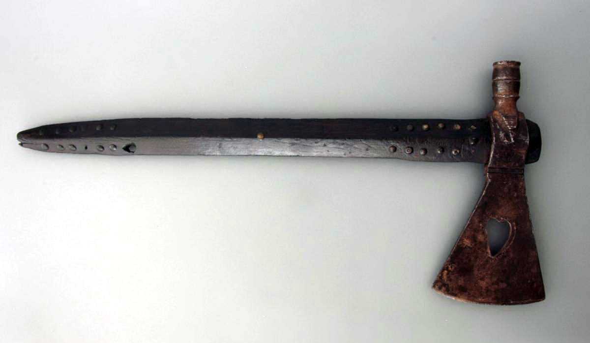 Железный томагавк с чашей для табака, Северная Америка 1770-е г.г.
