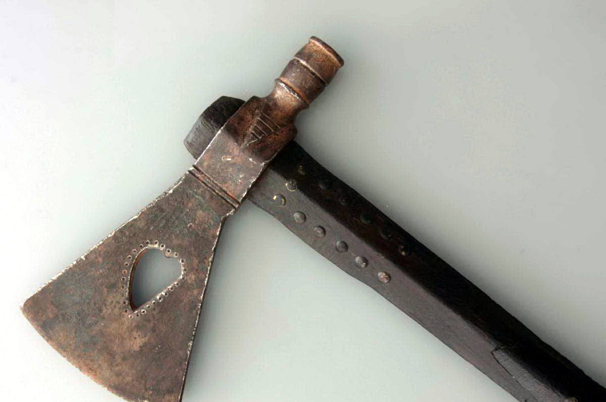 Железный томагавк с чашей для табака, Северная Америка 1770-е г.г.