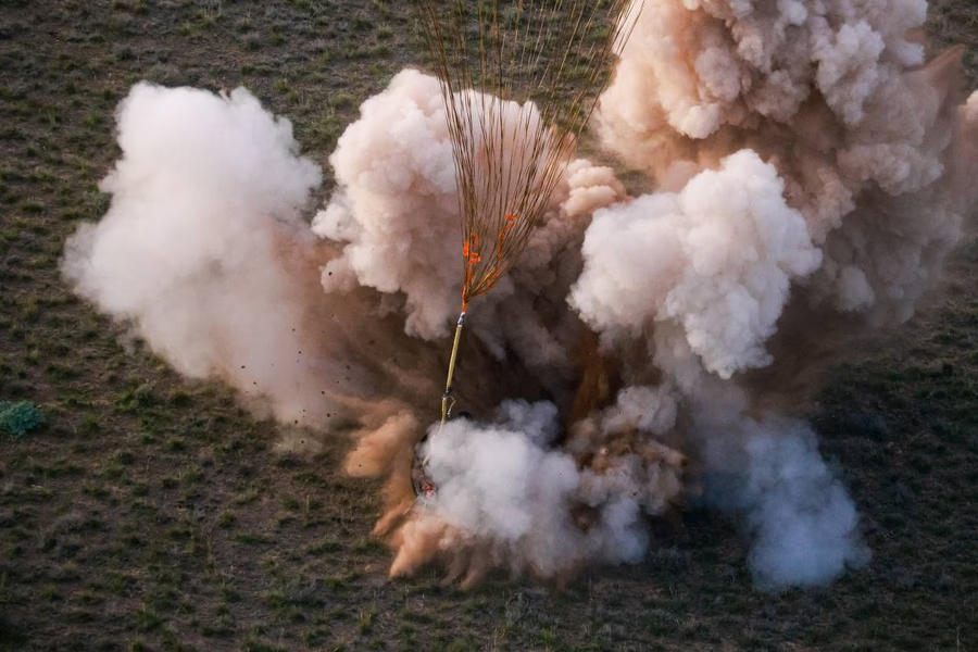   «Союз МС-26» приземляется в Казахстане