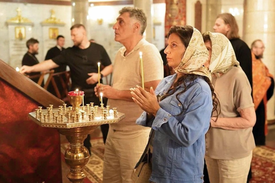    Маргарита Симоньян говорит: до декабря я была с Тиграном самым счастливым человеком. Фото — кадр программы «Судьба человека», телеканал «Россия»