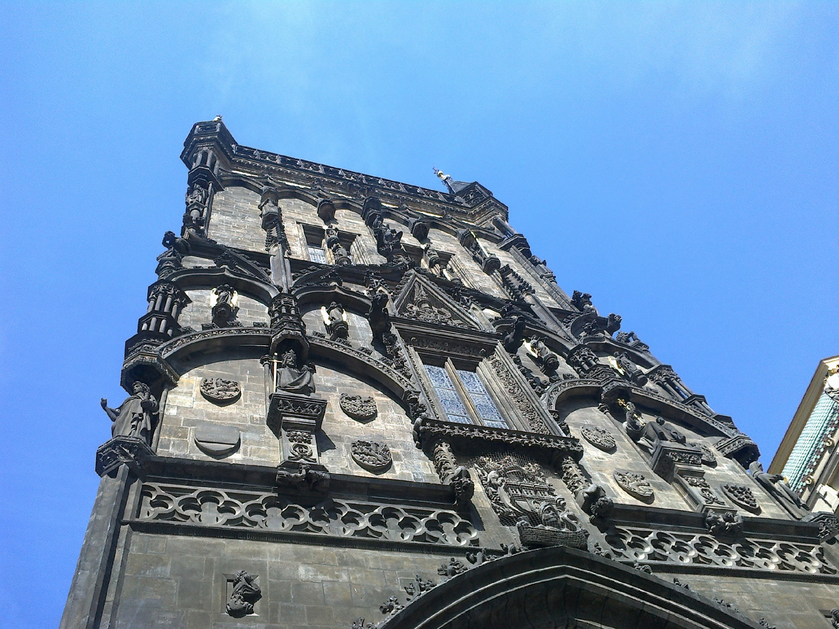 Прага, Пороховая башня, 2012 г.