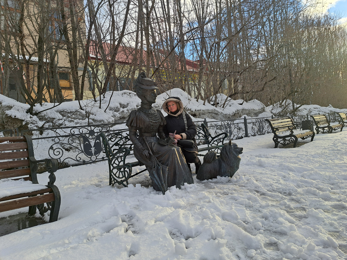 Фото автора. Мурманск.Театральный бульвар 