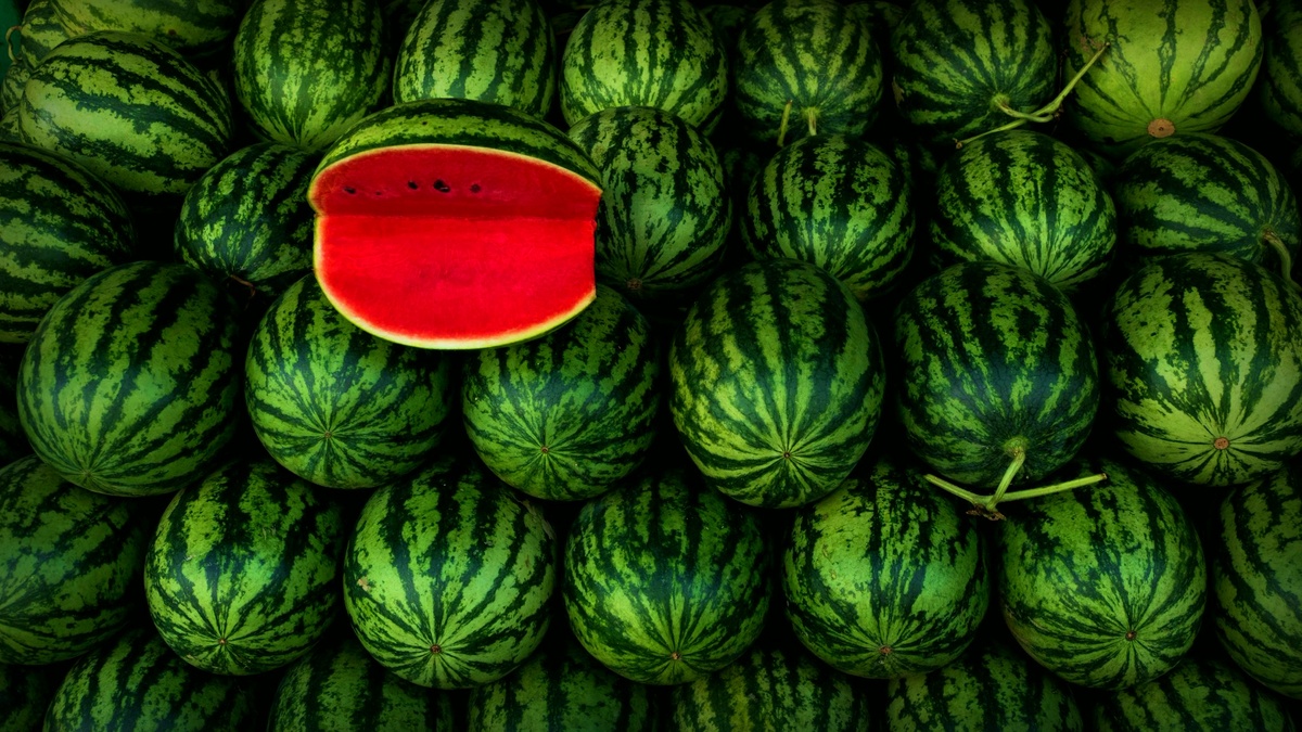 Спелые арбузы