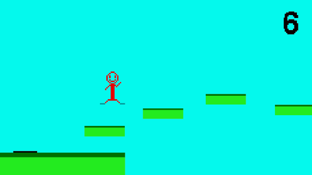 Кнопки временного действия создают платформы, уничтожающиеся через пару секунд