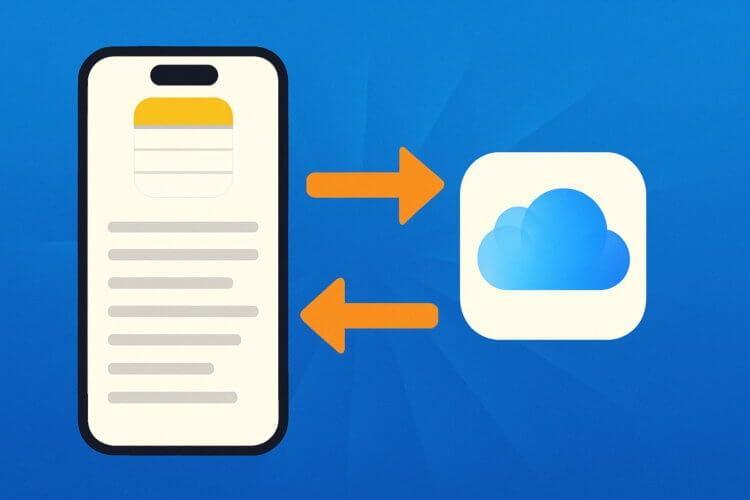    Как переместить заметки из iCloud в память Айфона или наоборот, из накопителя в облако