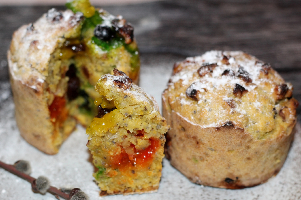 Кулич с семенами чиа. Фото автора: Ольга Ч. 