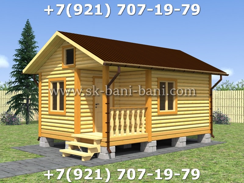 Сколько стоит баня из бруса 4х6 в 2025 году?