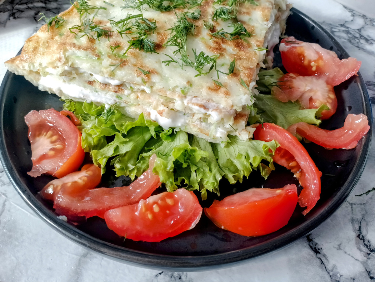 Кабачковый блин ПП