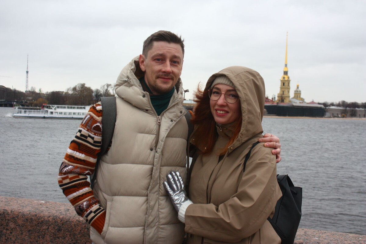 Набережная Биржевой площади, вид на Петропавловскую крепость, Васильевский остров 