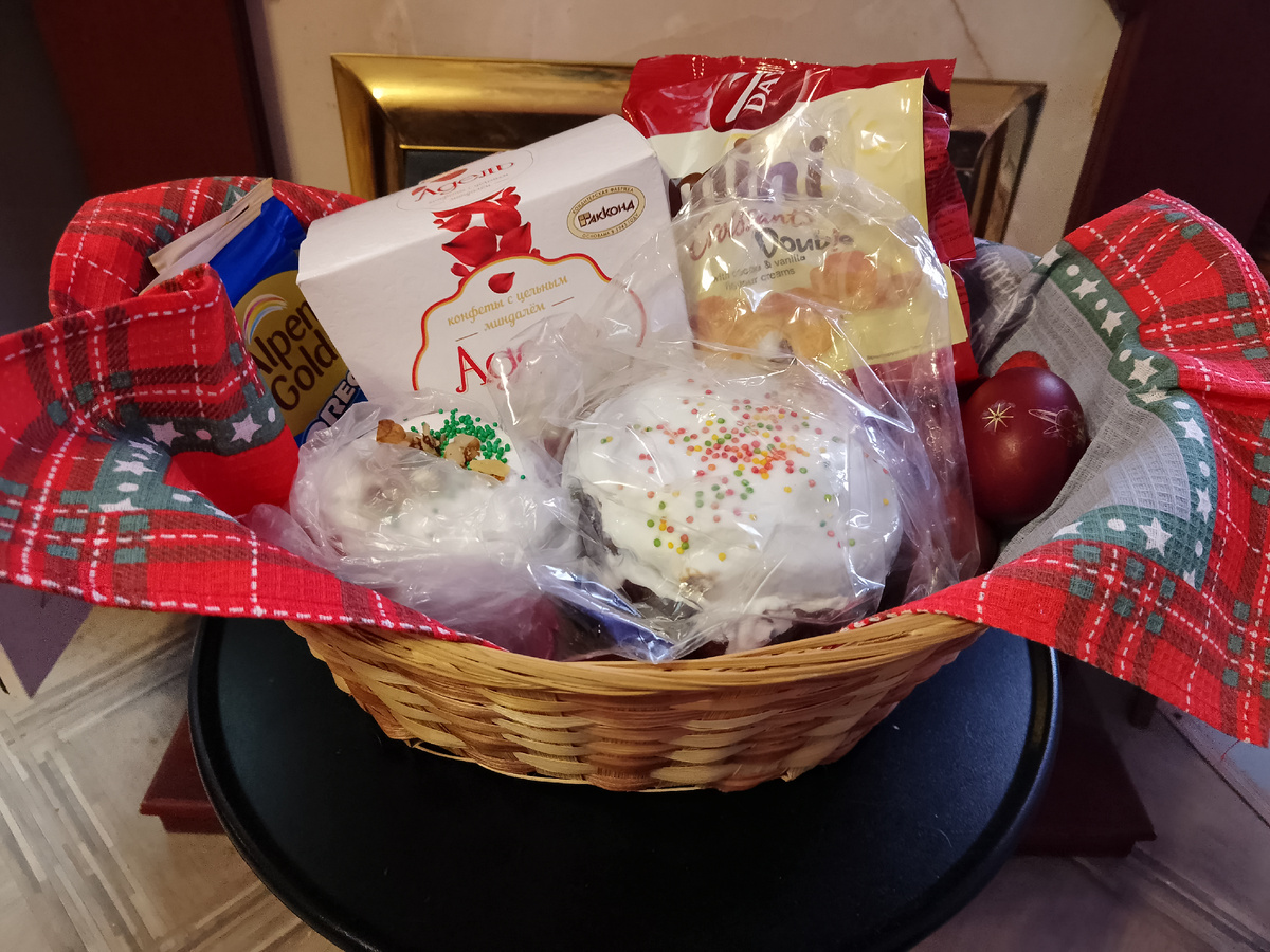 Корзинки внучатам и детям