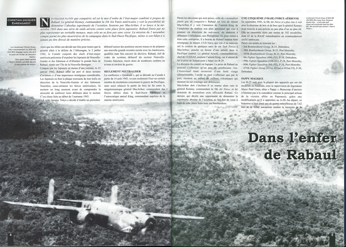 Сама статья с названием - В аду Рабаула.