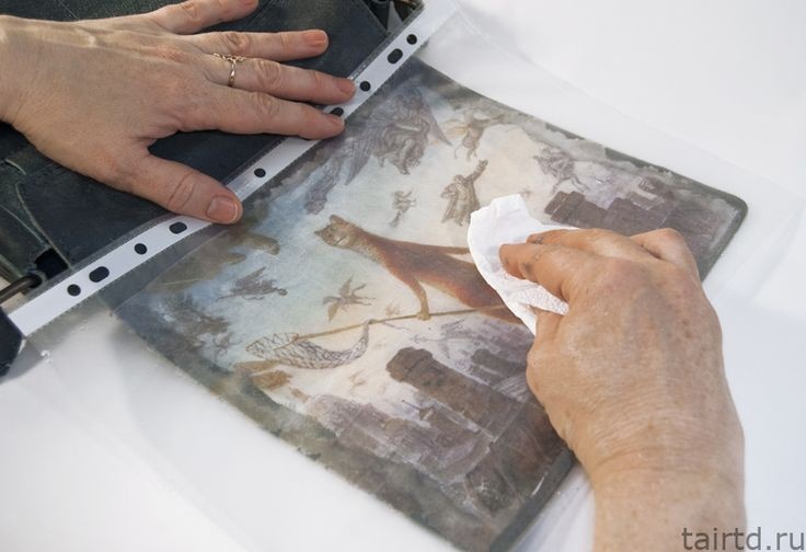 Подготовка изображения к нанесению с помощью утюга