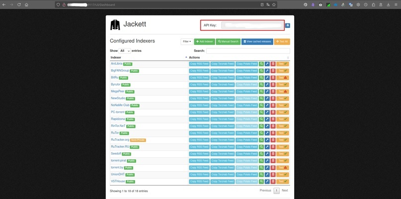 jacket: сайты-трекеры