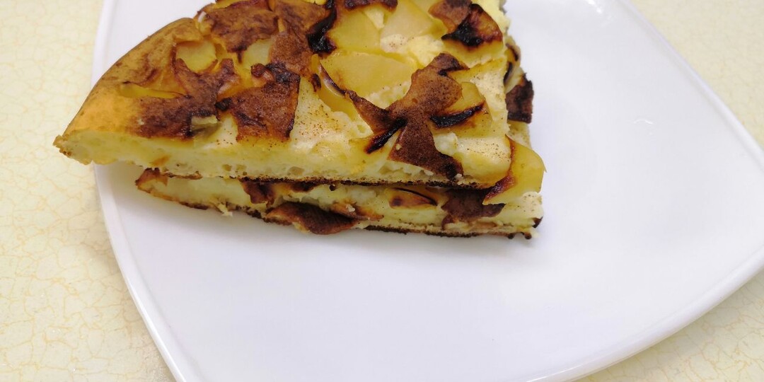 ПП шарлотка на сковороде