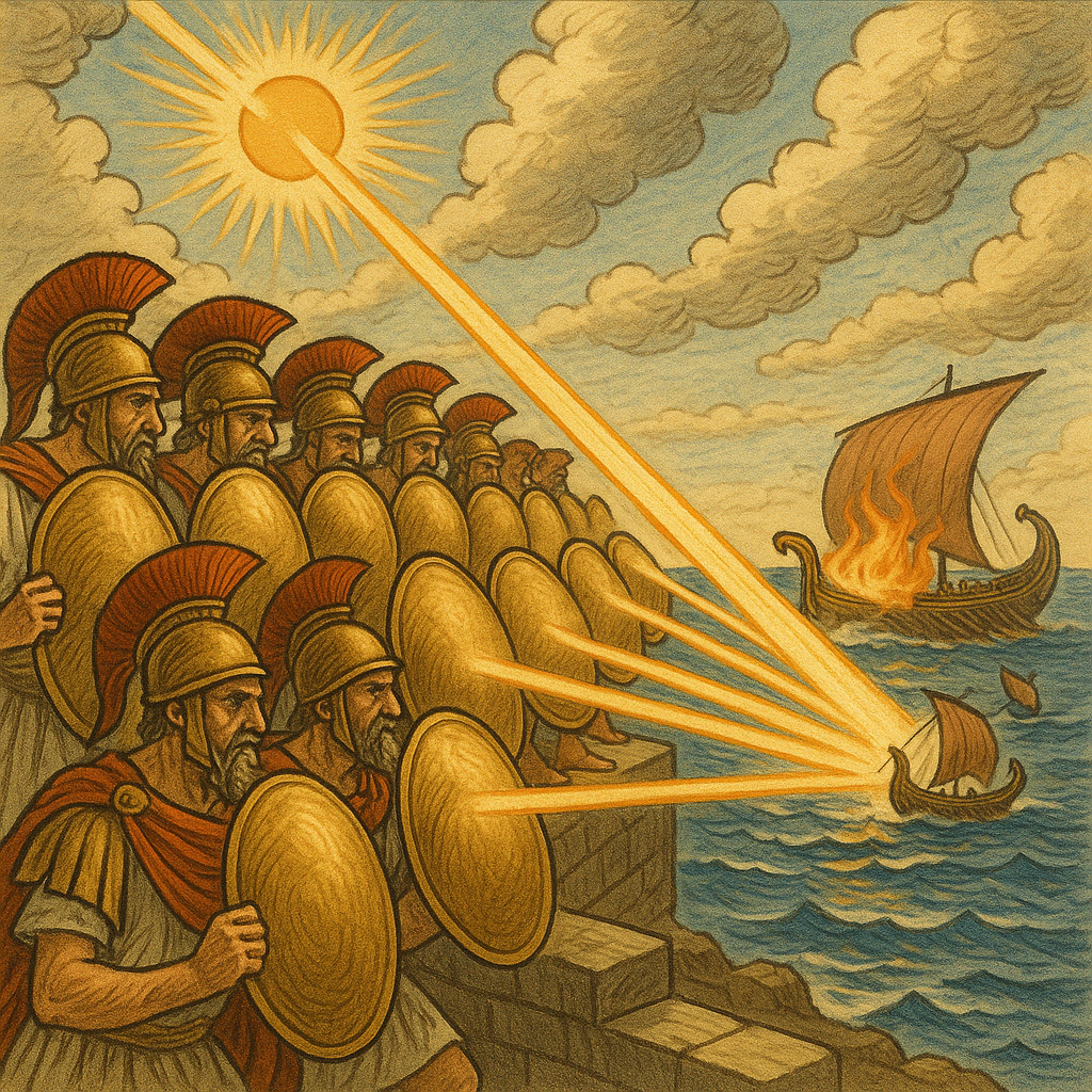 Архимед жет корабли