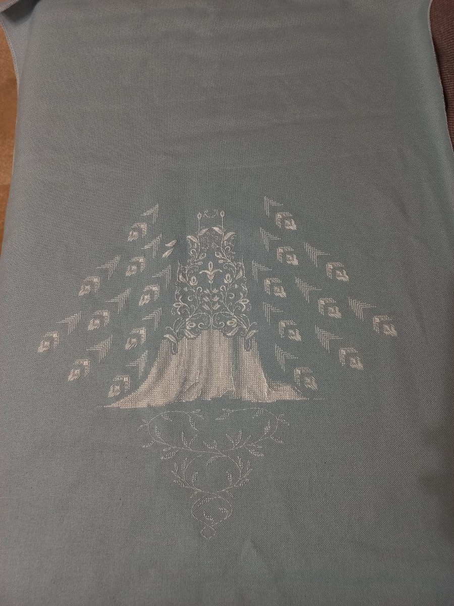 Фото процесса. Нижняя часть. Мира по схеме Ветланки