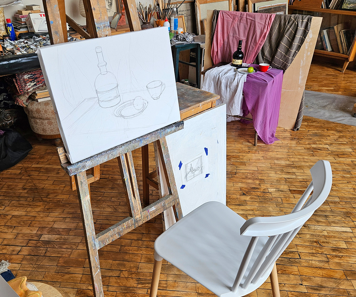 Натюрморт акварелью. Начало и результат