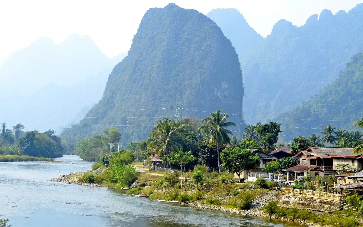    Полноводные реки Лаоса по праву можно назвать достопримечательностью страны. Фото piqsels.com