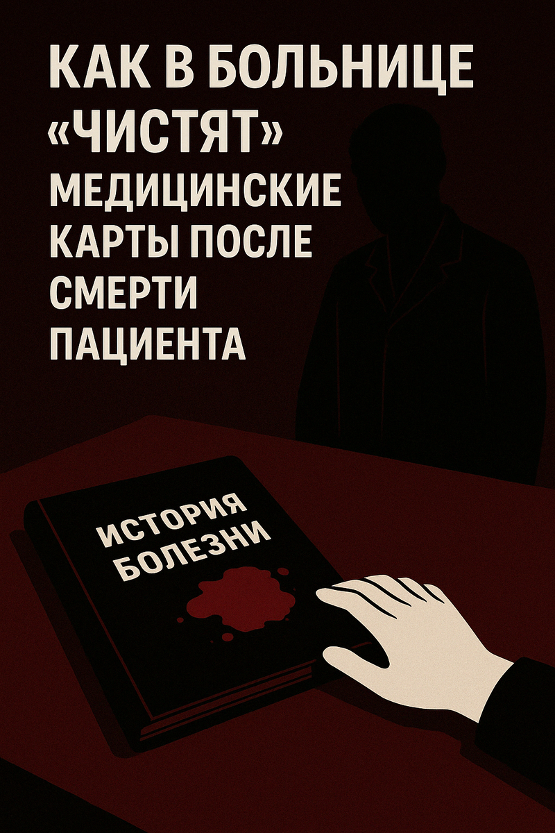 Ты умрёшь, и в твоей карте будет написано, что всё было хорошо.