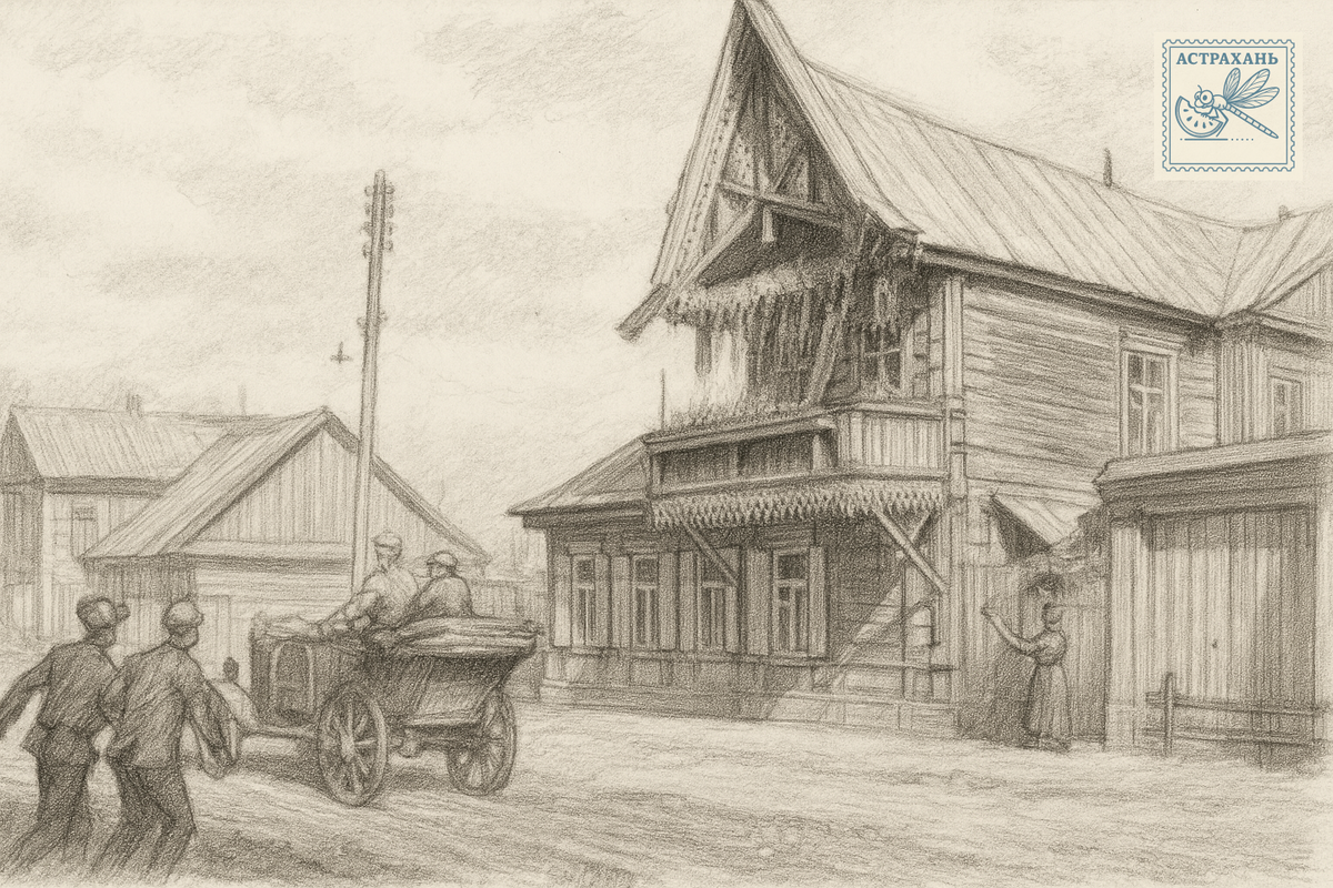 Вохможно когда-то этот красавец-дом выглядел именно так