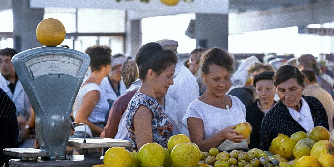 Жизнь Советской Москвы в 60-е годы. 20 раскрашенных фотографий. Часть 4