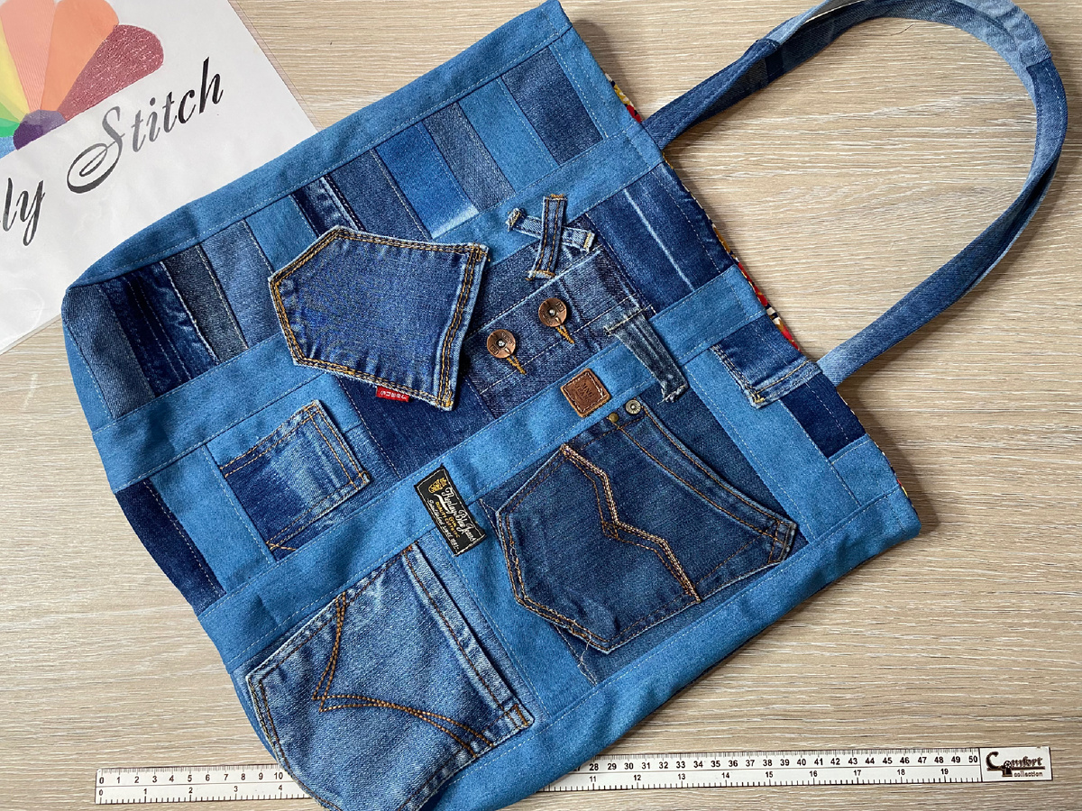 Сумка из обрезков 