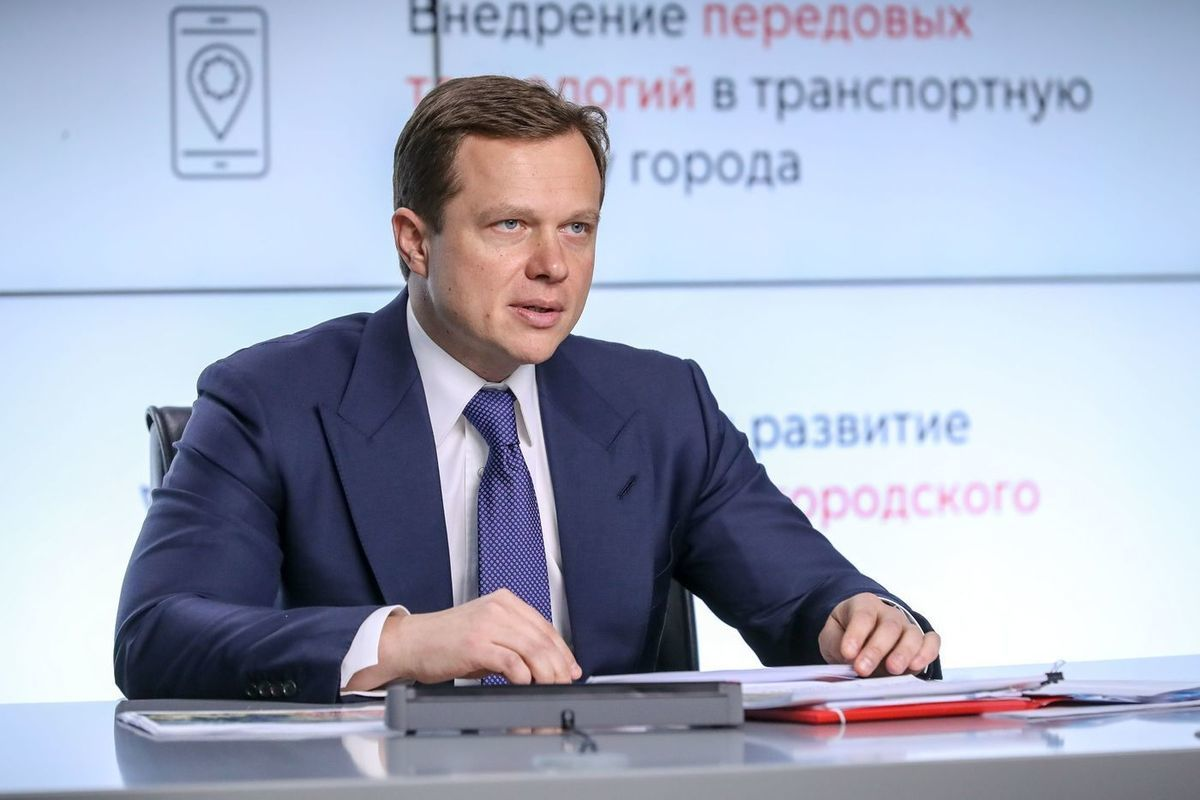 Заммэра Москвы по вопросам транспорта и промышленности Максим Ликсутов. Источник: Московский метрополитен
