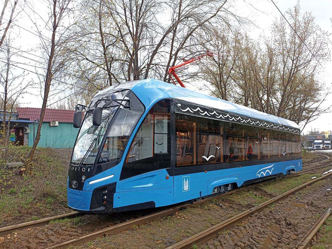 Трамвай 71-911ЕМ «Львенок» в Саратове. Источник: Illusion/transphoto