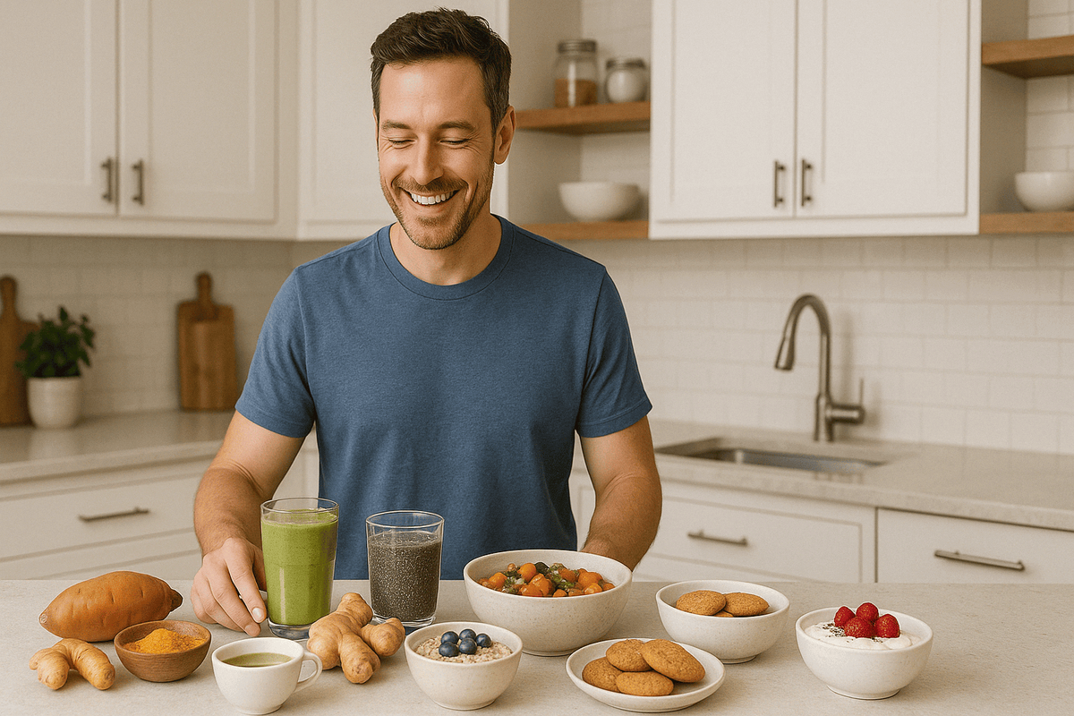    Эти продукты, которые борются с воспалением, могут быстро облегчить вздутие живота, усталость и боль в суставах.