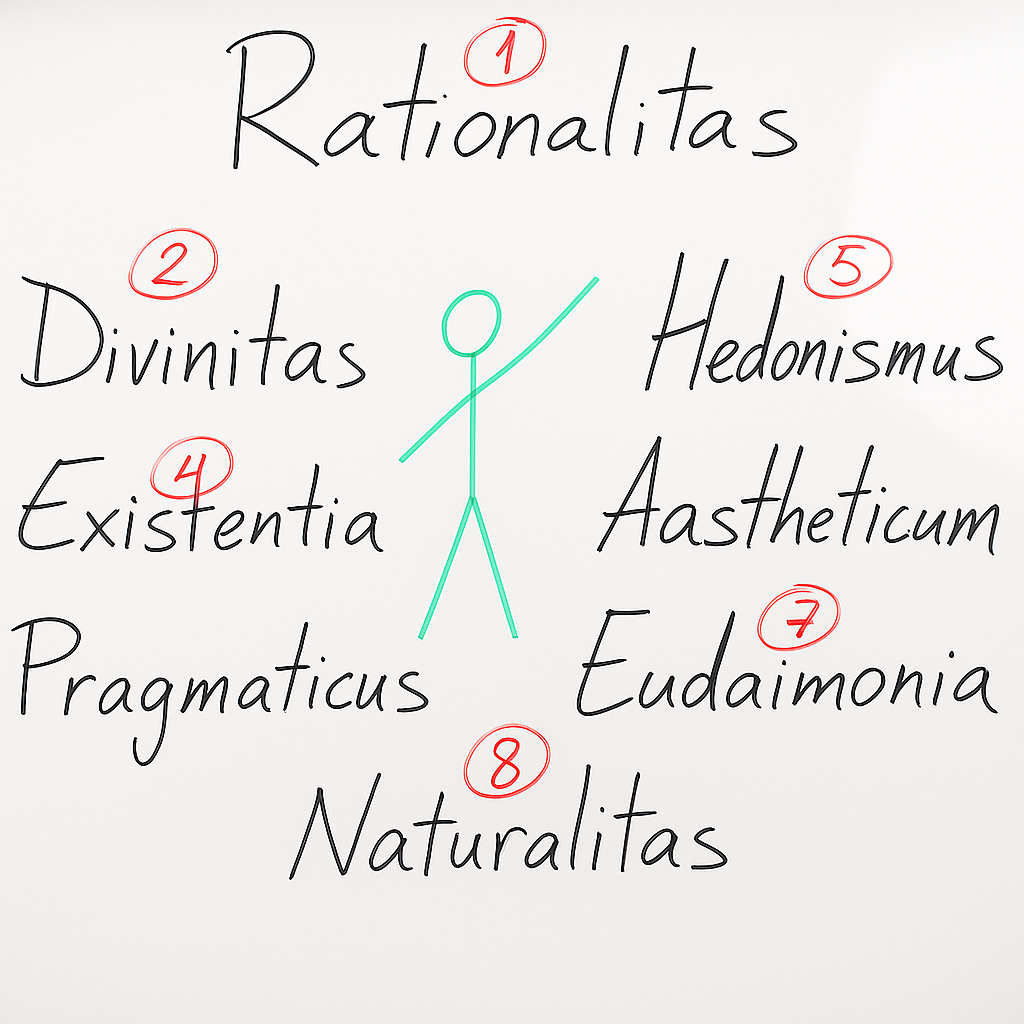 8 ответов-концепций на вопрос: "В чём СМЫСЛ жизни?"