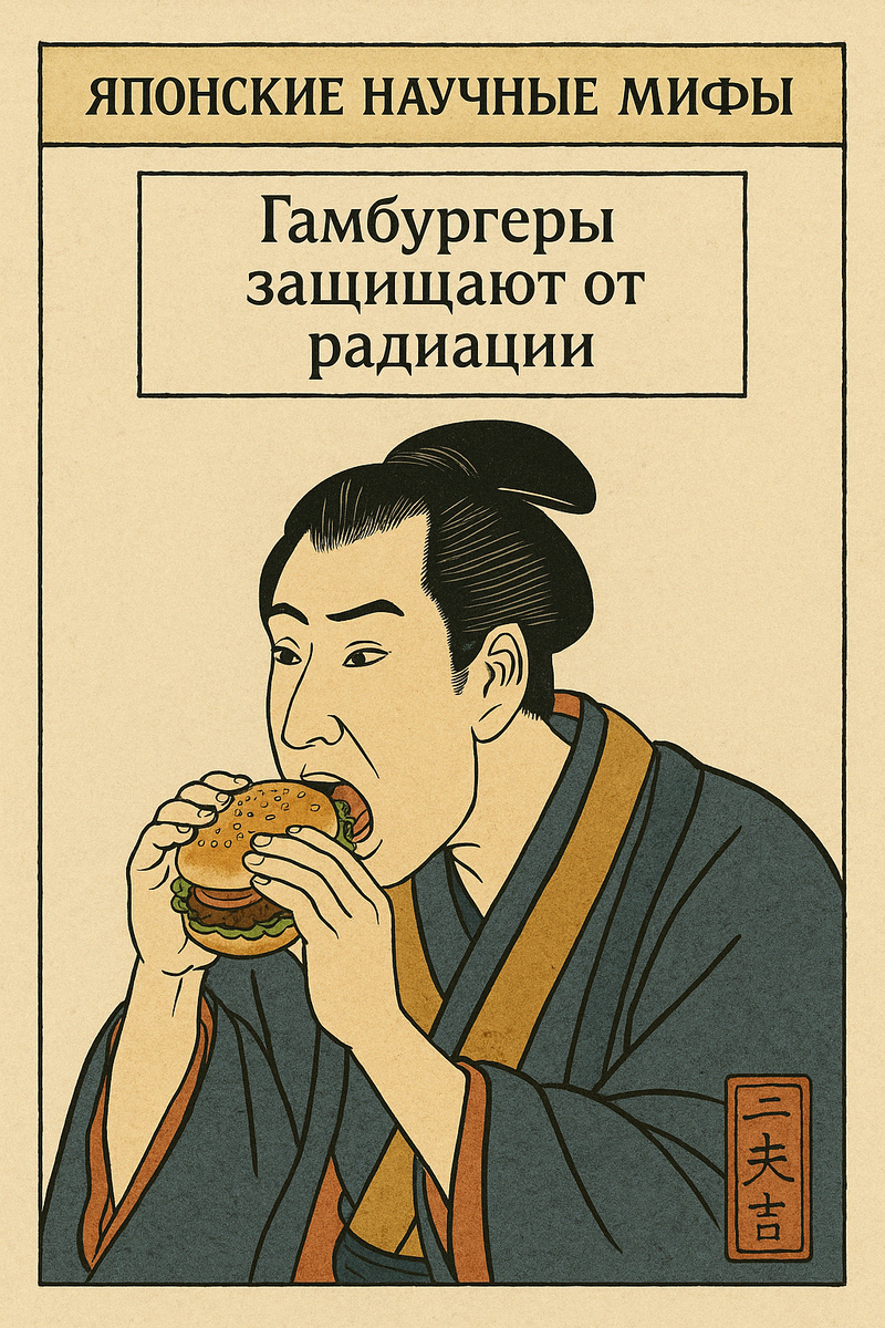 Миф 2. “Бургер спасёт от радиации”