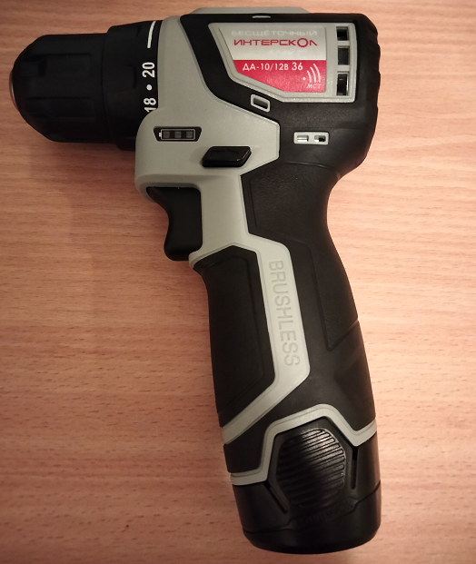 аккумуляторная дрель-шуруповерт «Интерскол ДА-10/12В 36» МиниМАКС